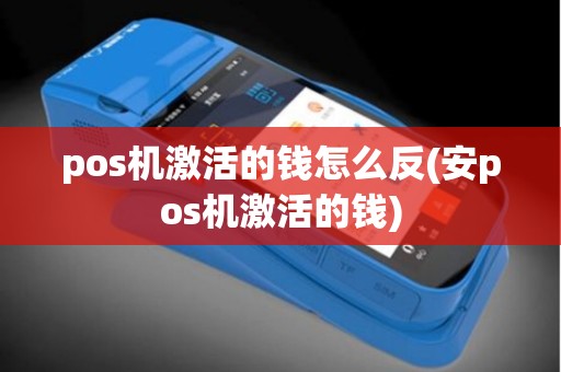 pos机激活的钱怎么反(安pos机激活的钱)