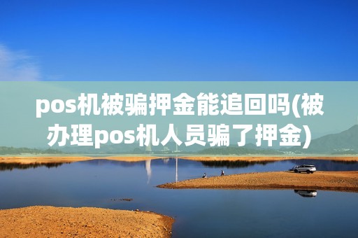 pos机被骗押金能追回吗(被办理pos机人员骗了押金)