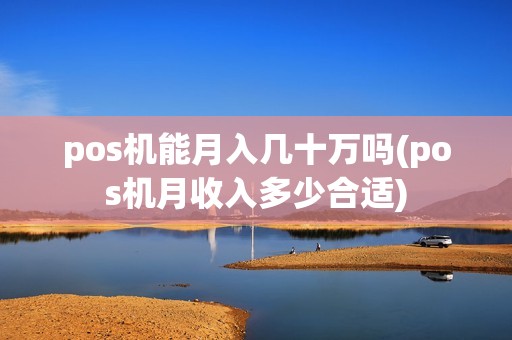 pos机能月入几十万吗(pos机月收入多少合适)