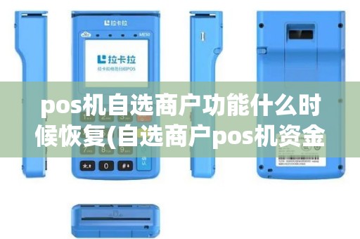 pos机自选商户功能什么时候恢复(自选商户pos机资金流向)