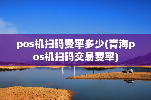pos机扫码费率多少(青海pos机扫码交易费率)