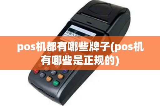 pos机都有哪些牌子(pos机有哪些是正规的)