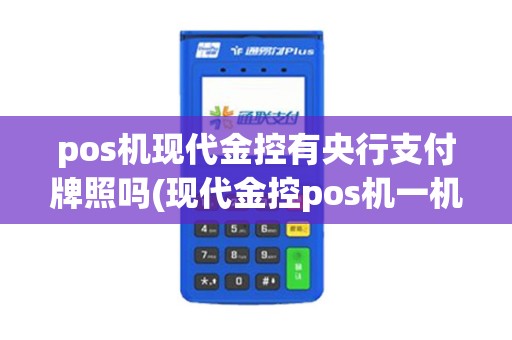 pos机现代金控有央行支付牌照吗(现代金控pos机一机多户)