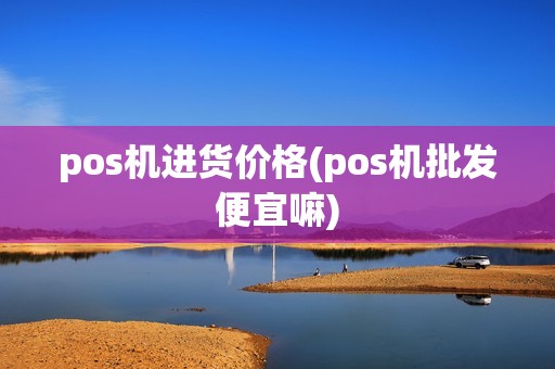 pos机进货价格(pos机批发便宜嘛)
