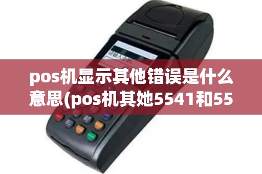 pos机显示其他错误是什么意思(pos机其她5541和5542)