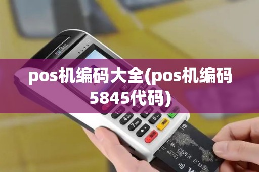 pos机编码大全(pos机编码5845代码)