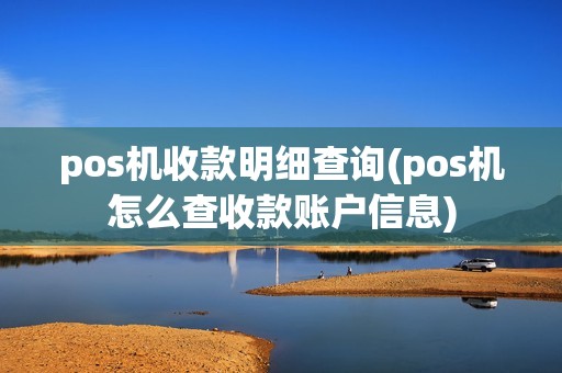 pos机收款明细查询(pos机怎么查收款账户信息)