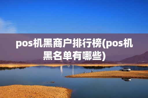 pos机黑商户排行榜(pos机黑名单有哪些)
