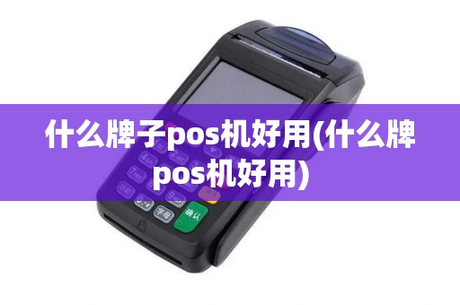 什么牌子pos机好用(什么牌pos机好用)