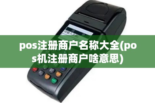 pos注册商户名称大全(pos机注册商户啥意思)