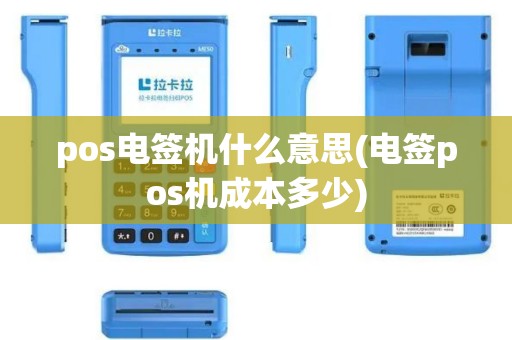 pos电签机什么意思(电签pos机成本多少)