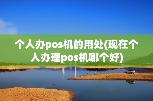 个人办pos机的用处(现在个人办理pos机哪个好)