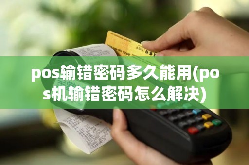 pos输错密码多久能用(pos机输错密码怎么解决)