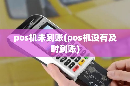 pos机未到账(pos机没有及时到账)