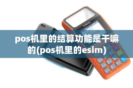 pos机里的结算功能是干嘛的(pos机里的esim)