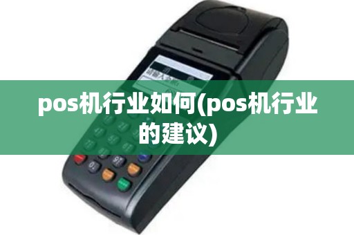 pos机行业如何(pos机行业的建议)