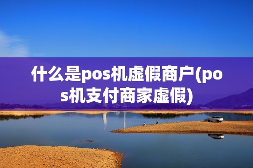 什么是pos机虚假商户(pos机支付商家虚假)