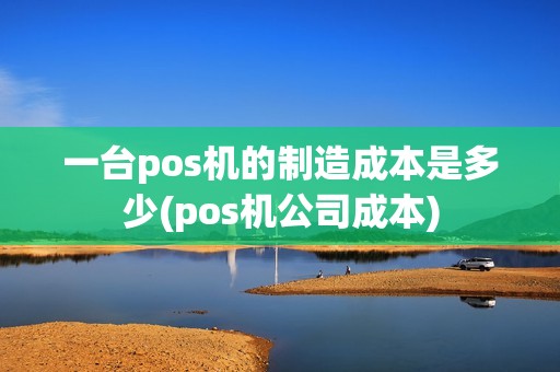 一台pos机的制造成本是多少(pos机公司成本)