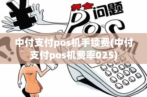 中付支付pos机手续费(中付支付pos机费率025)