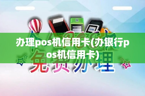 办理pos机信用卡(办银行pos机信用卡)