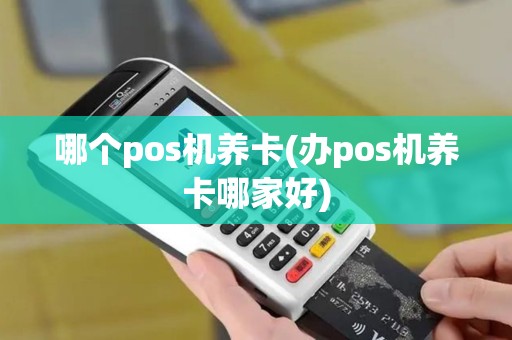哪个pos机养卡(办pos机养卡哪家好)