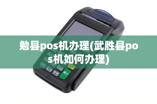 勉县pos机办理(武胜县pos机如何办理)