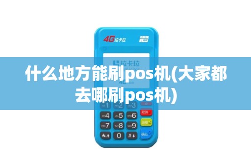 什么地方能刷pos机(大家都去哪刷pos机)