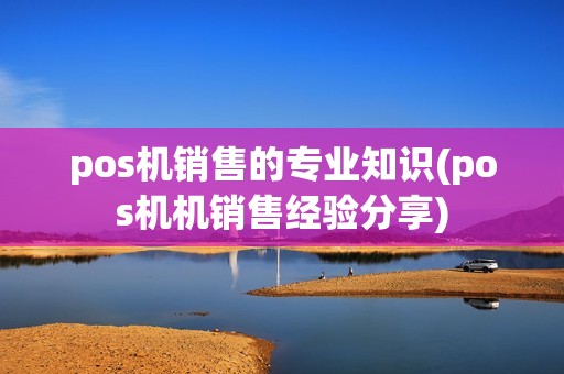 pos机销售的专业知识(pos机机销售经验分享)