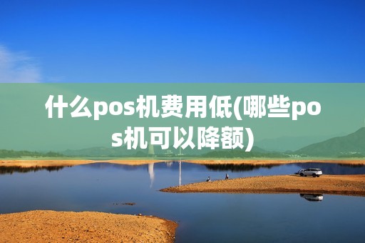 什么pos机费用低(哪些pos机可以降额)