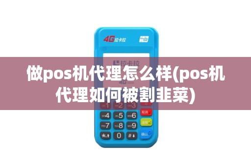做pos机代理怎么样(pos机代理如何被割韭菜)