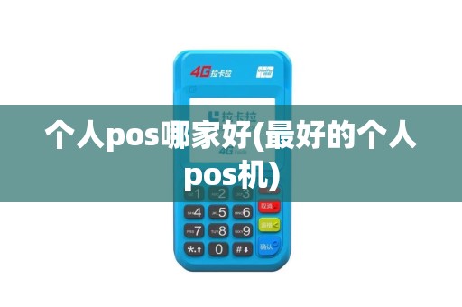 个人pos哪家好(最好的个人pos机)