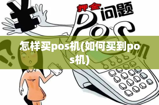 怎样买pos机(如何买到pos机)
