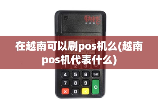 在越南可以刷pos机么(越南pos机代表什么)