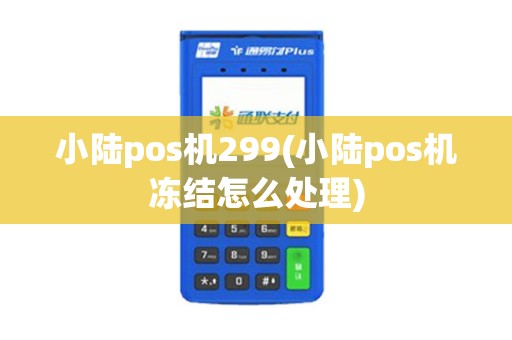 小陆pos机299(小陆pos机冻结怎么处理)