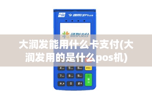 大润发能用什么卡支付(大润发用的是什么pos机)