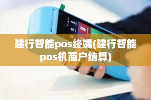 建行智能pos终端(建行智能pos机商户结算)
