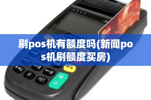 刷pos机有额度吗(新闻pos机刷额度买房)