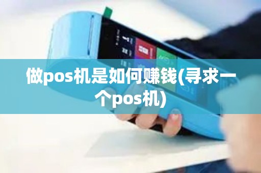 做pos机是如何赚钱(寻求一个pos机)