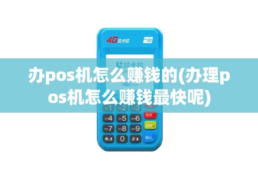 办pos机怎么赚钱的(办理pos机怎么赚钱最快呢)