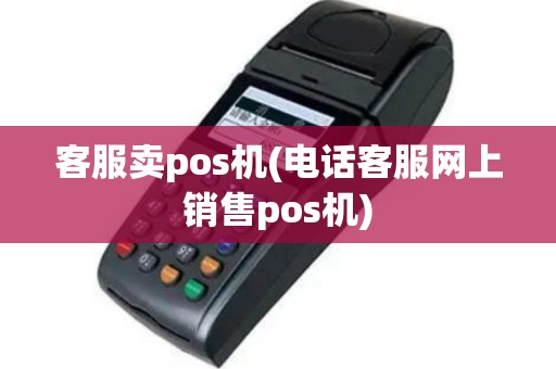 客服卖pos机(电话客服网上销售pos机)