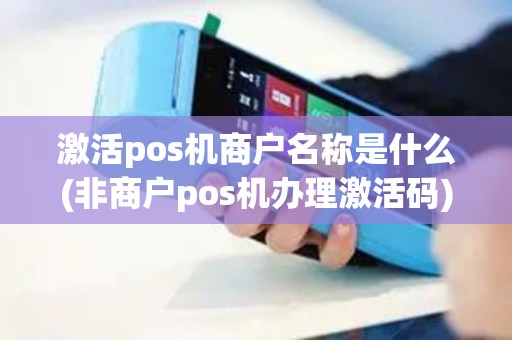 激活pos机商户名称是什么(非商户pos机办理激活码)