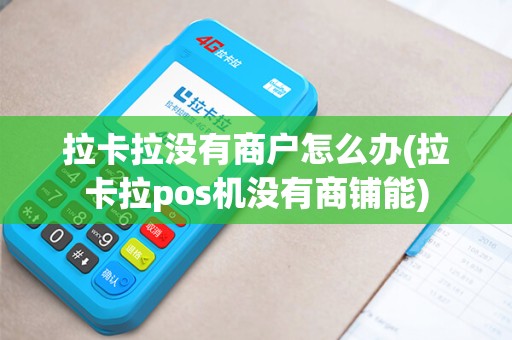 拉卡拉没有商户怎么办(拉卡拉pos机没有商铺能)