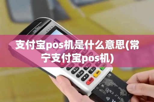 支付宝pos机是什么意思(常宁支付宝pos机)