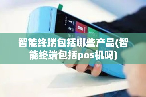 智能终端包括哪些产品(智能终端包括pos机吗)