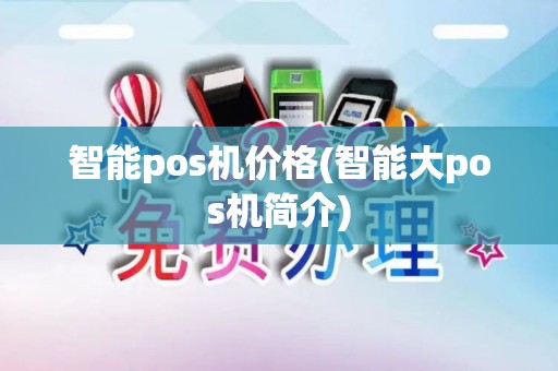 智能pos机价格(智能大pos机简介)