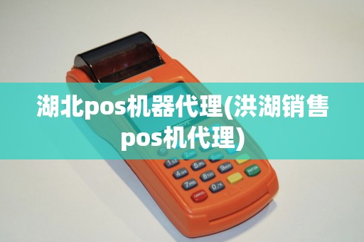 湖北pos机器代理(洪湖销售pos机代理)