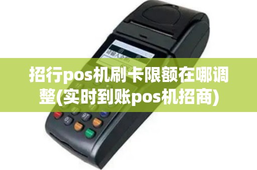 招行pos机刷卡限额在哪调整(实时到账pos机招商)