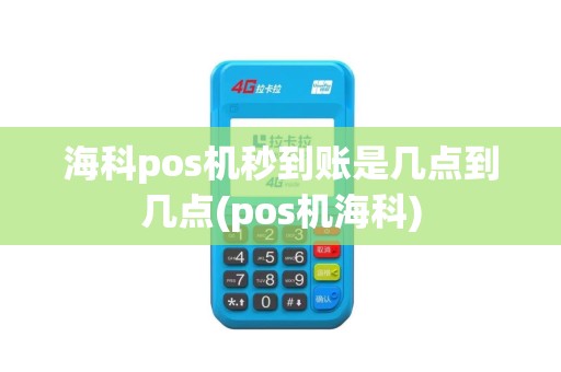 海科pos机秒到账是几点到几点(pos机海科)