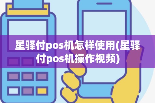 星驿付pos机怎样使用(星驿付pos机操作视频)