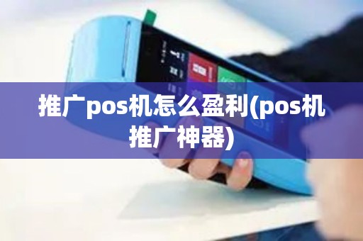 推广pos机怎么盈利(pos机推广神器)